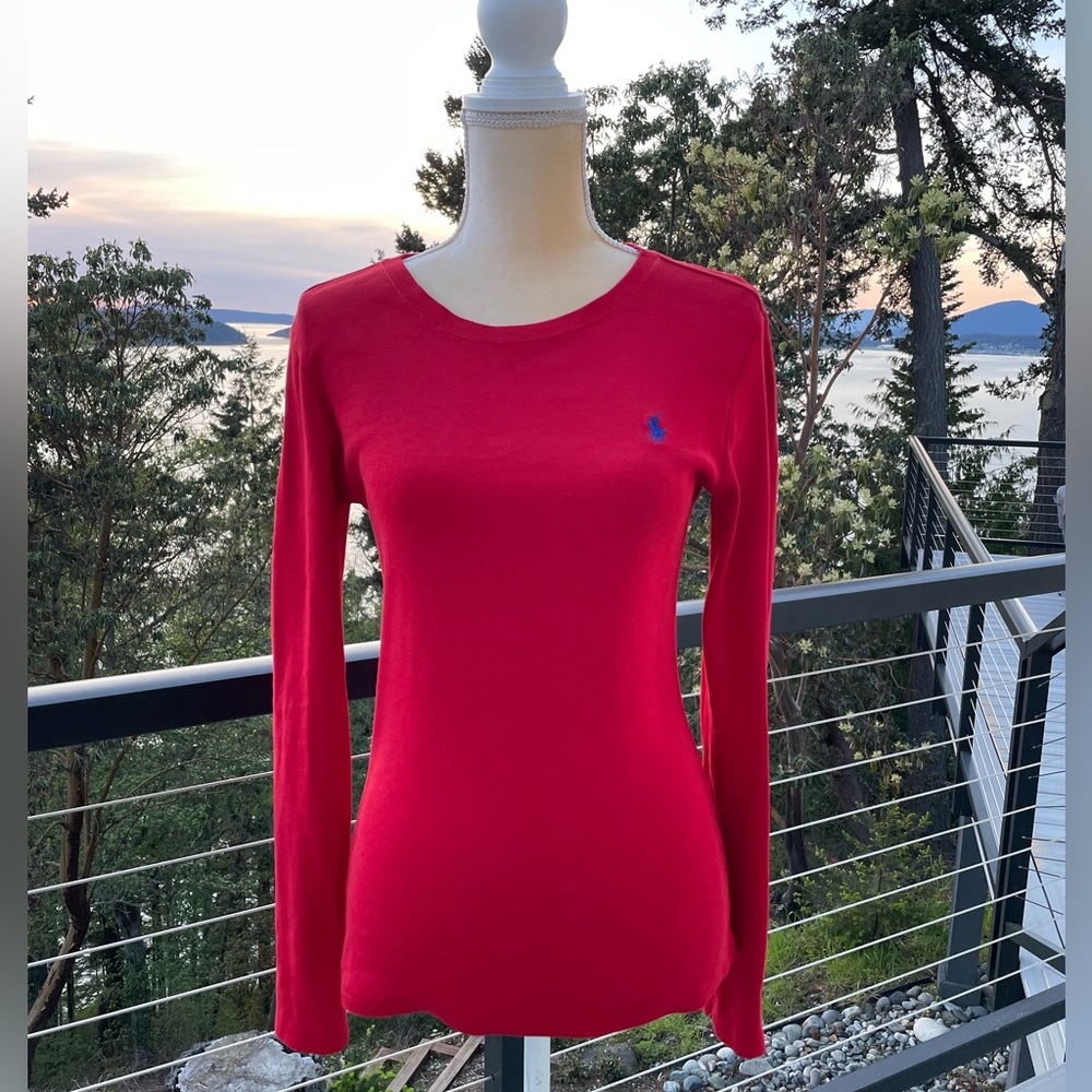 Ralph Lauren long sleeve T- shirt women size medium